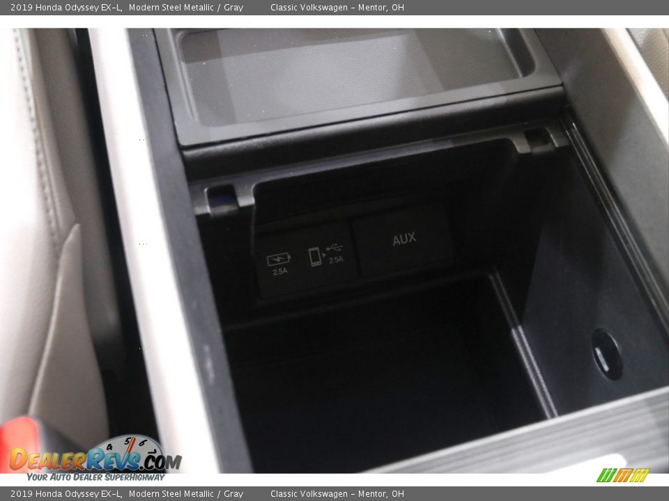 2019 Honda Odyssey EX-L Modern Steel Metallic / Gray Photo #14