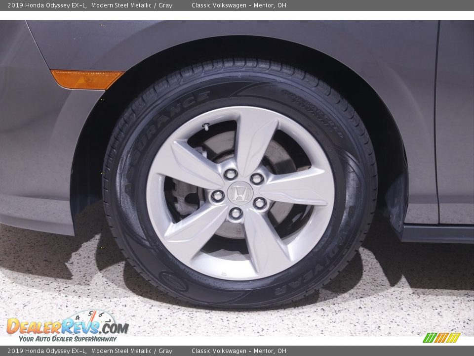 2019 Honda Odyssey EX-L Modern Steel Metallic / Gray Photo #21