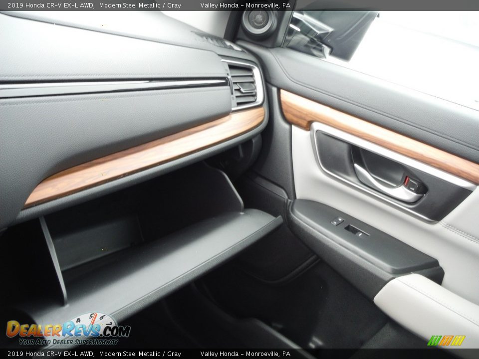 2019 Honda CR-V EX-L AWD Modern Steel Metallic / Gray Photo #27