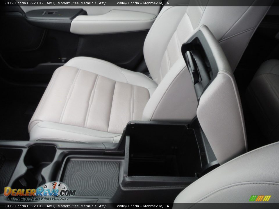 2019 Honda CR-V EX-L AWD Modern Steel Metallic / Gray Photo #28