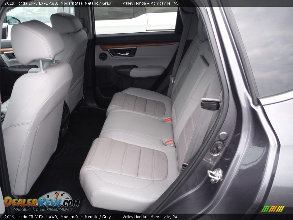 2019 Honda CR-V EX-L AWD Modern Steel Metallic / Gray Photo #29