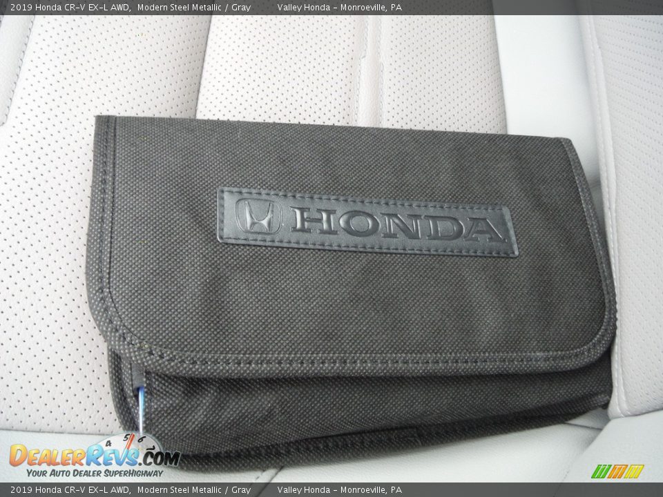 2019 Honda CR-V EX-L AWD Modern Steel Metallic / Gray Photo #33