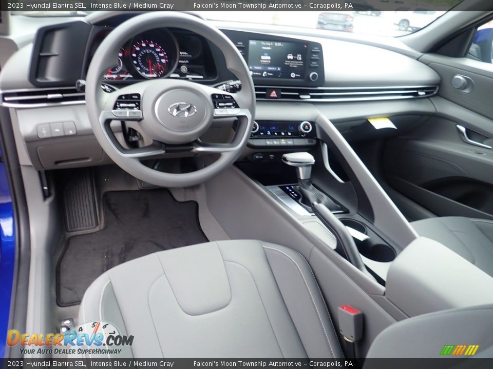 Medium Gray Interior - 2023 Hyundai Elantra SEL Photo #13