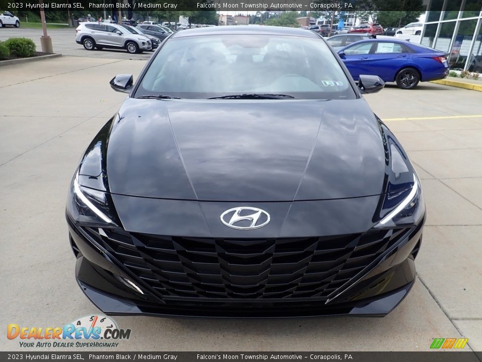 2023 Hyundai Elantra SEL Phantom Black / Medium Gray Photo #8