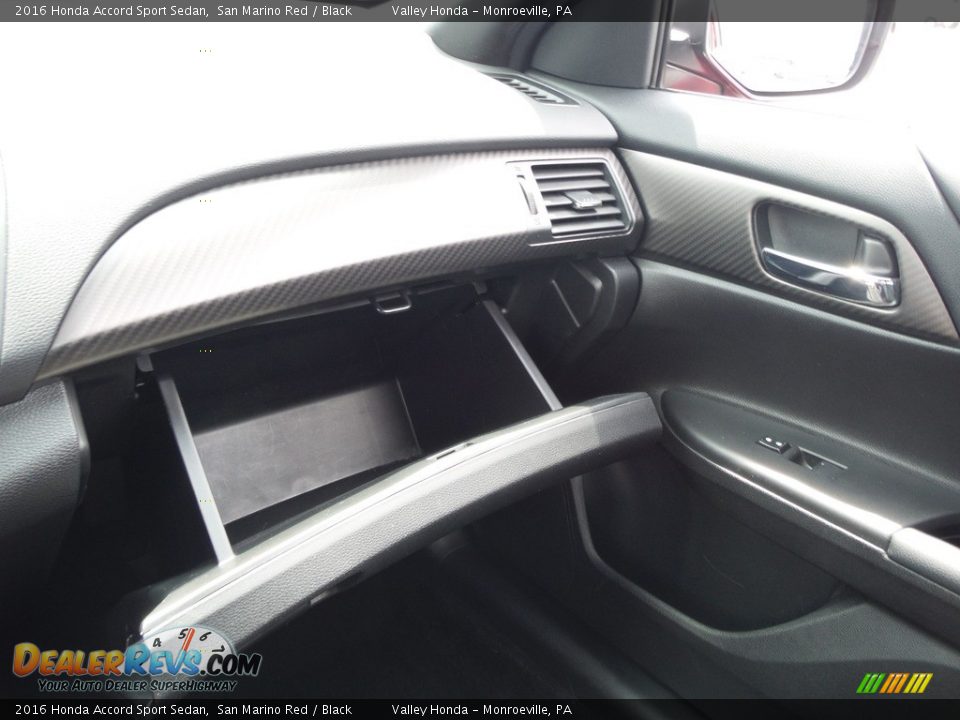 2016 Honda Accord Sport Sedan San Marino Red / Black Photo #19
