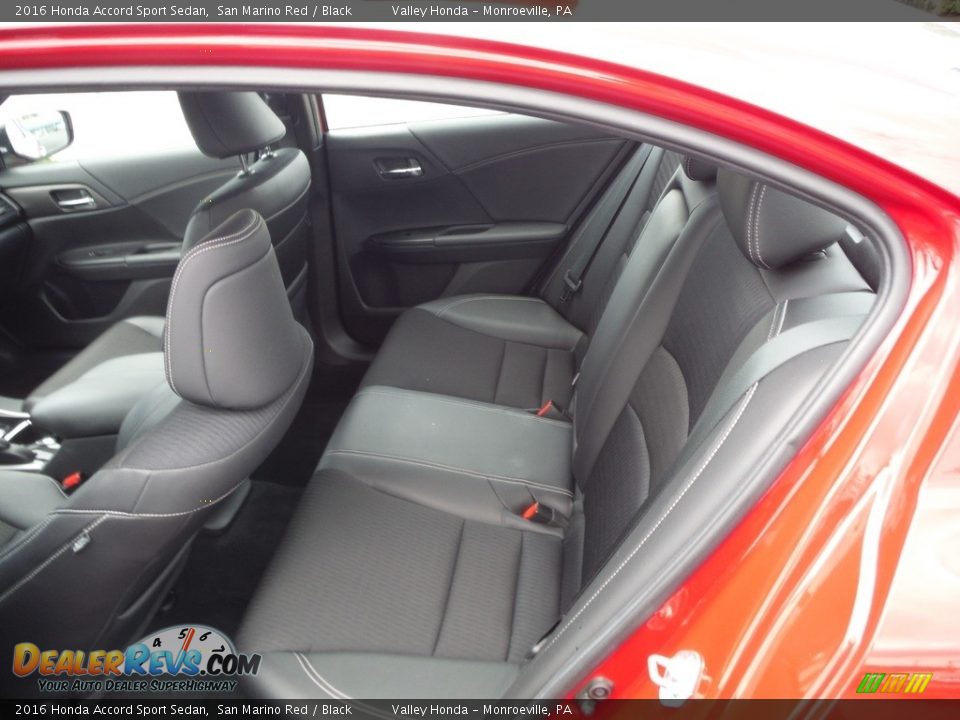 2016 Honda Accord Sport Sedan San Marino Red / Black Photo #23