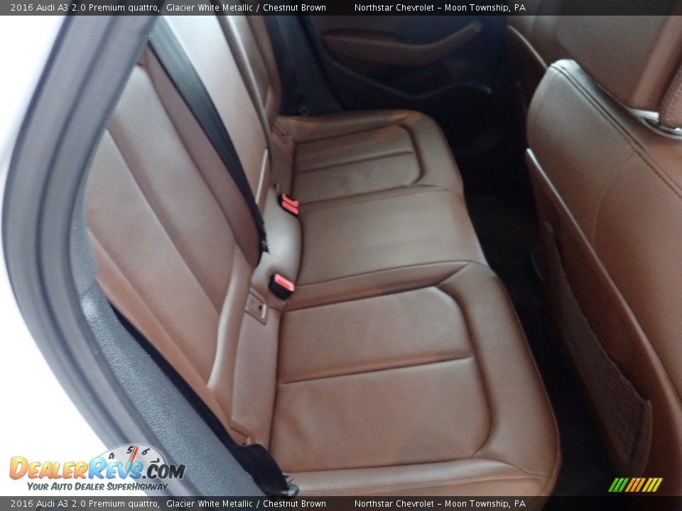 Rear Seat of 2016 Audi A3 2.0 Premium quattro Photo #15