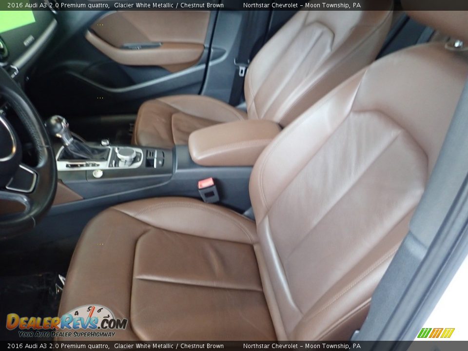 Front Seat of 2016 Audi A3 2.0 Premium quattro Photo #16