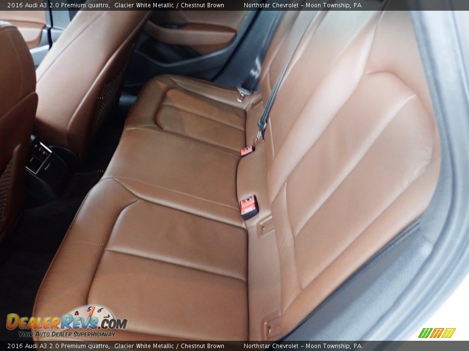 Rear Seat of 2016 Audi A3 2.0 Premium quattro Photo #17