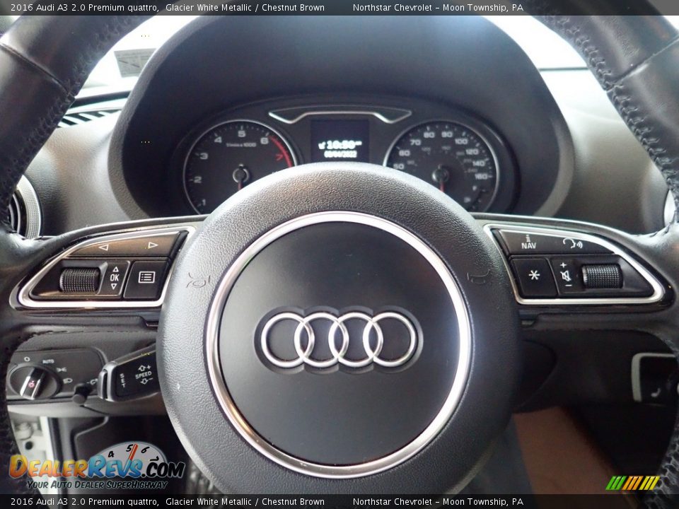 2016 Audi A3 2.0 Premium quattro Steering Wheel Photo #27