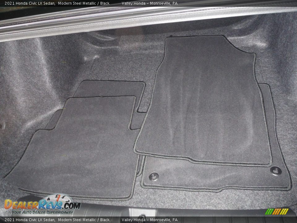 2021 Honda Civic LX Sedan Modern Steel Metallic / Black Photo #22