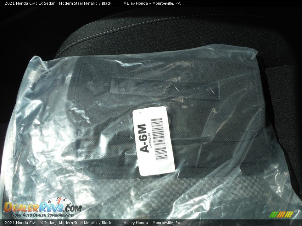 2021 Honda Civic LX Sedan Modern Steel Metallic / Black Photo #23
