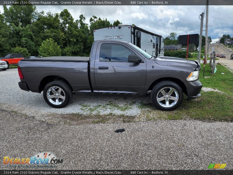 2014 Ram 1500 Express Regular Cab Granite Crystal Metallic / Black/Diesel Gray Photo #1