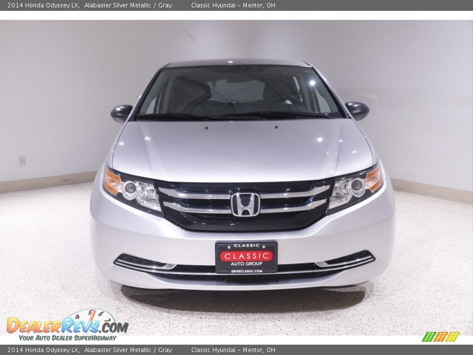2014 Honda Odyssey LX Alabaster Silver Metallic / Gray Photo #2