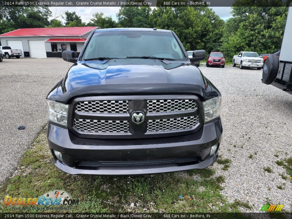 2014 Ram 1500 Express Regular Cab Granite Crystal Metallic / Black/Diesel Gray Photo #3