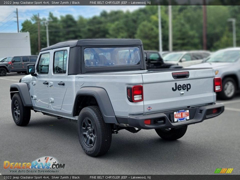 2022 Jeep Gladiator Sport 4x4 Silver Zynith / Black Photo #4