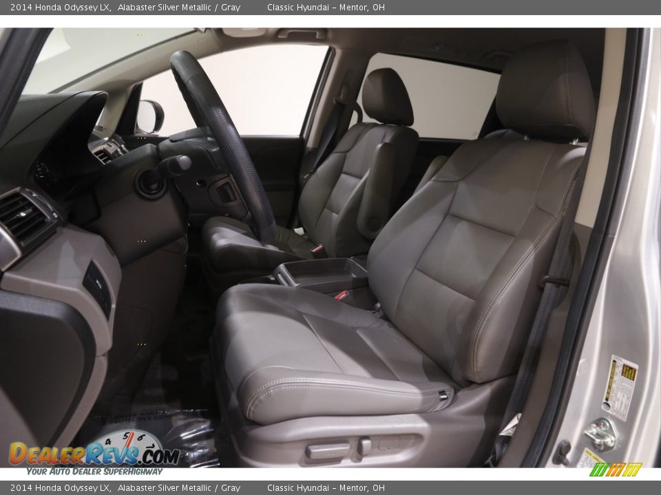 2014 Honda Odyssey LX Alabaster Silver Metallic / Gray Photo #5