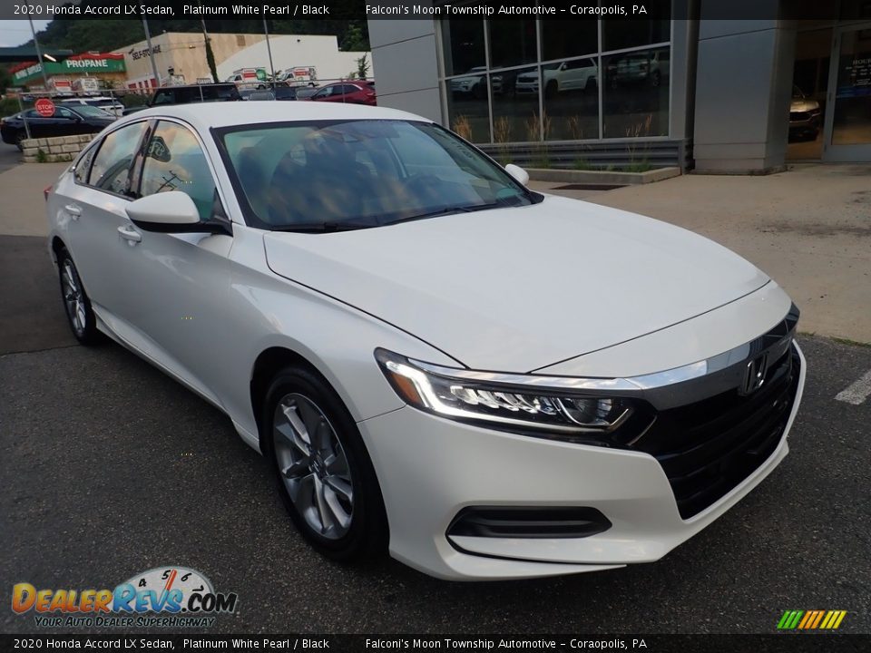 2020 Honda Accord LX Sedan Platinum White Pearl / Black Photo #8