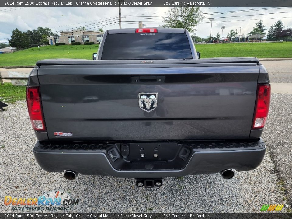 2014 Ram 1500 Express Regular Cab Granite Crystal Metallic / Black/Diesel Gray Photo #7