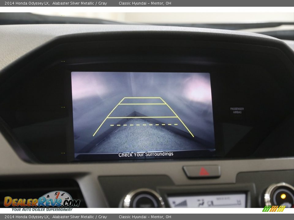 2014 Honda Odyssey LX Alabaster Silver Metallic / Gray Photo #13