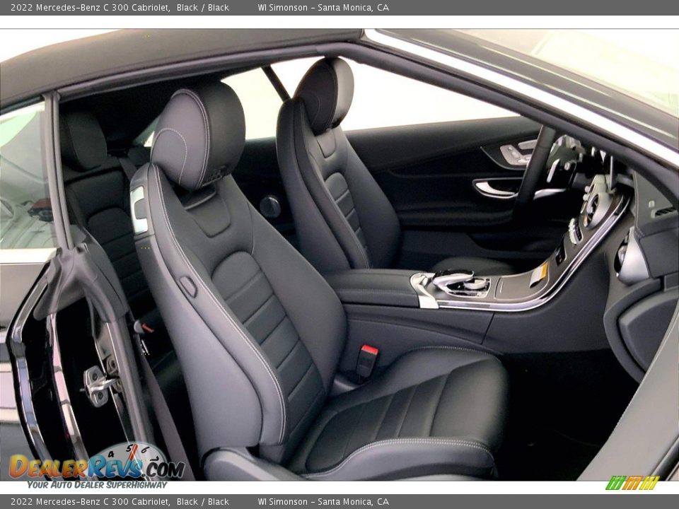 Black Interior - 2022 Mercedes-Benz C 300 Cabriolet Photo #5