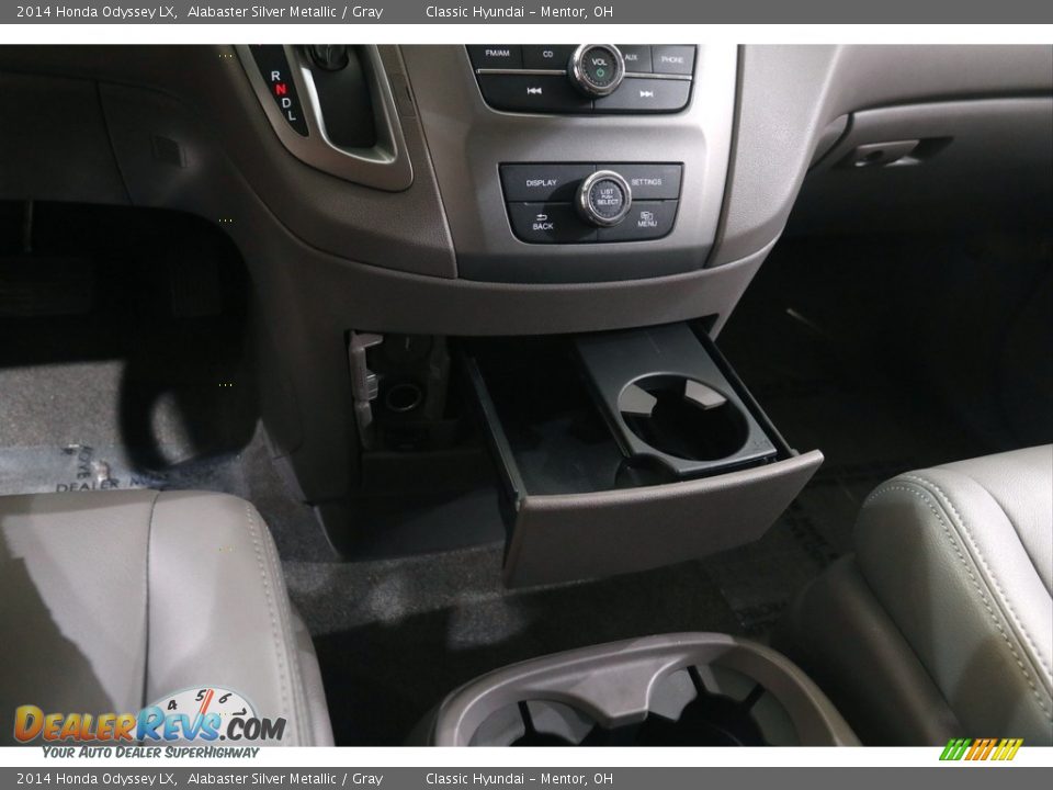 2014 Honda Odyssey LX Alabaster Silver Metallic / Gray Photo #14