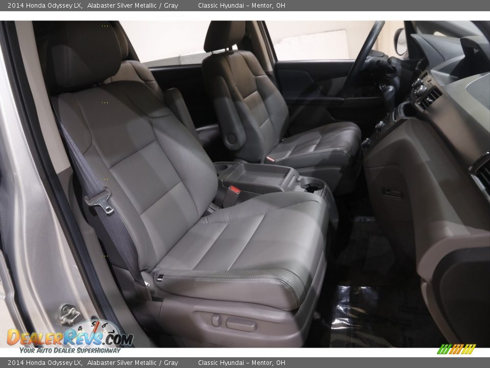 2014 Honda Odyssey LX Alabaster Silver Metallic / Gray Photo #16