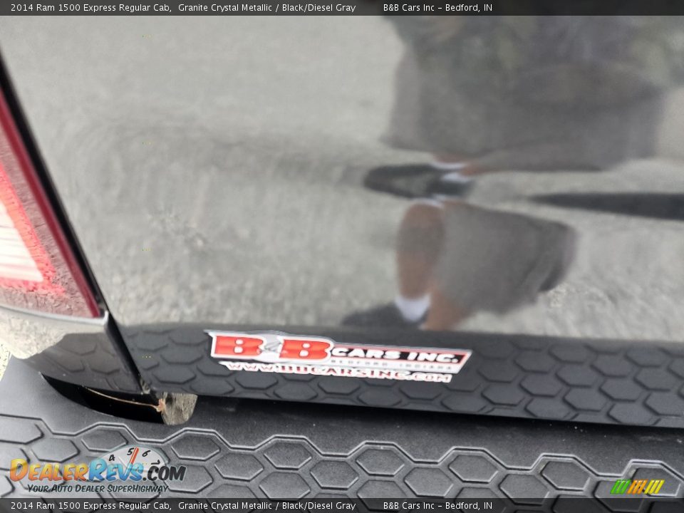 2014 Ram 1500 Express Regular Cab Granite Crystal Metallic / Black/Diesel Gray Photo #11
