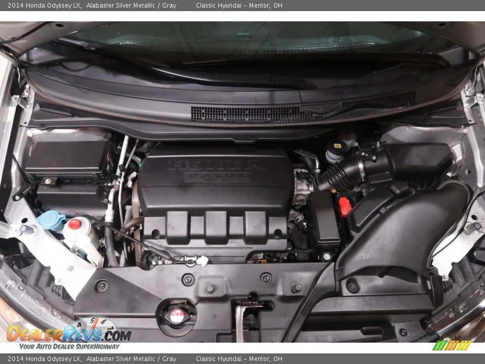 2014 Honda Odyssey LX Alabaster Silver Metallic / Gray Photo #21