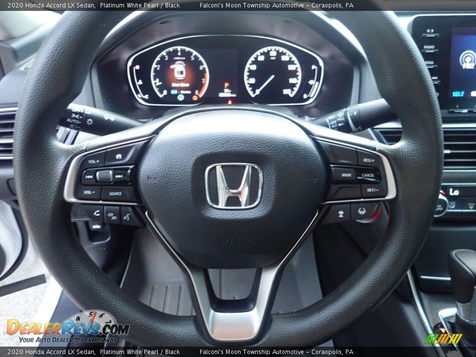 2020 Honda Accord LX Sedan Platinum White Pearl / Black Photo #23