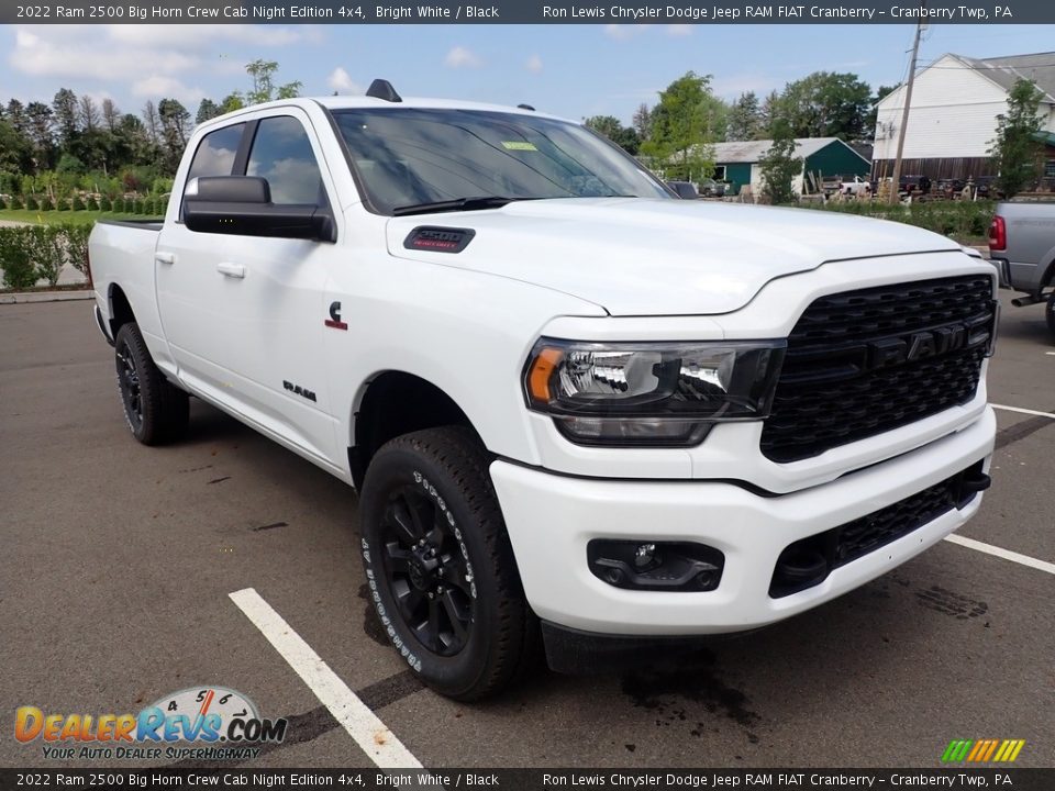 Front 3/4 View of 2022 Ram 2500 Big Horn Crew Cab Night Edition 4x4 Photo #7