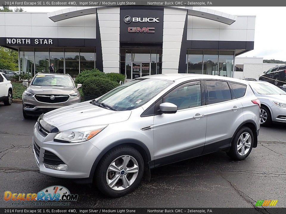 2014 Ford Escape SE 1.6L EcoBoost 4WD Ingot Silver / Medium Light Stone Photo #1