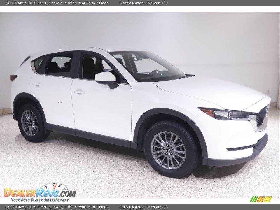 2019 Mazda CX-5 Sport Snowflake White Pearl Mica / Black Photo #1