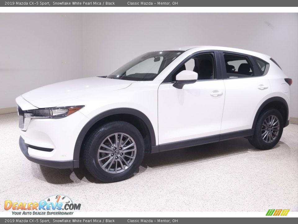 2019 Mazda CX-5 Sport Snowflake White Pearl Mica / Black Photo #3