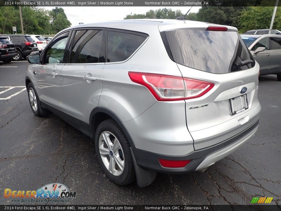 2014 Ford Escape SE 1.6L EcoBoost 4WD Ingot Silver / Medium Light Stone Photo #3