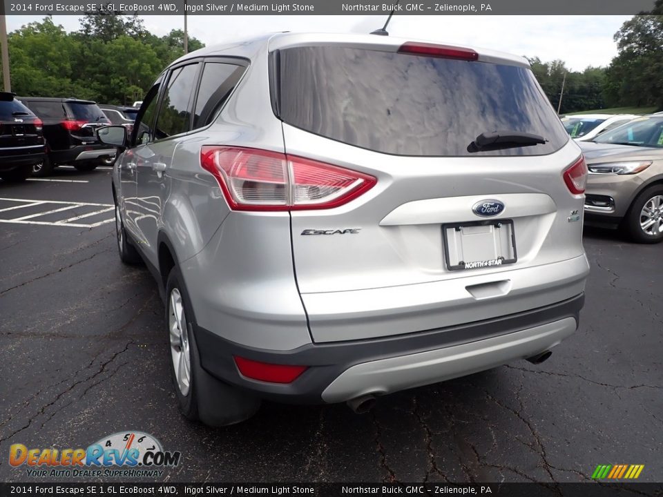 2014 Ford Escape SE 1.6L EcoBoost 4WD Ingot Silver / Medium Light Stone Photo #4