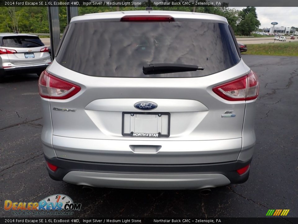 2014 Ford Escape SE 1.6L EcoBoost 4WD Ingot Silver / Medium Light Stone Photo #5