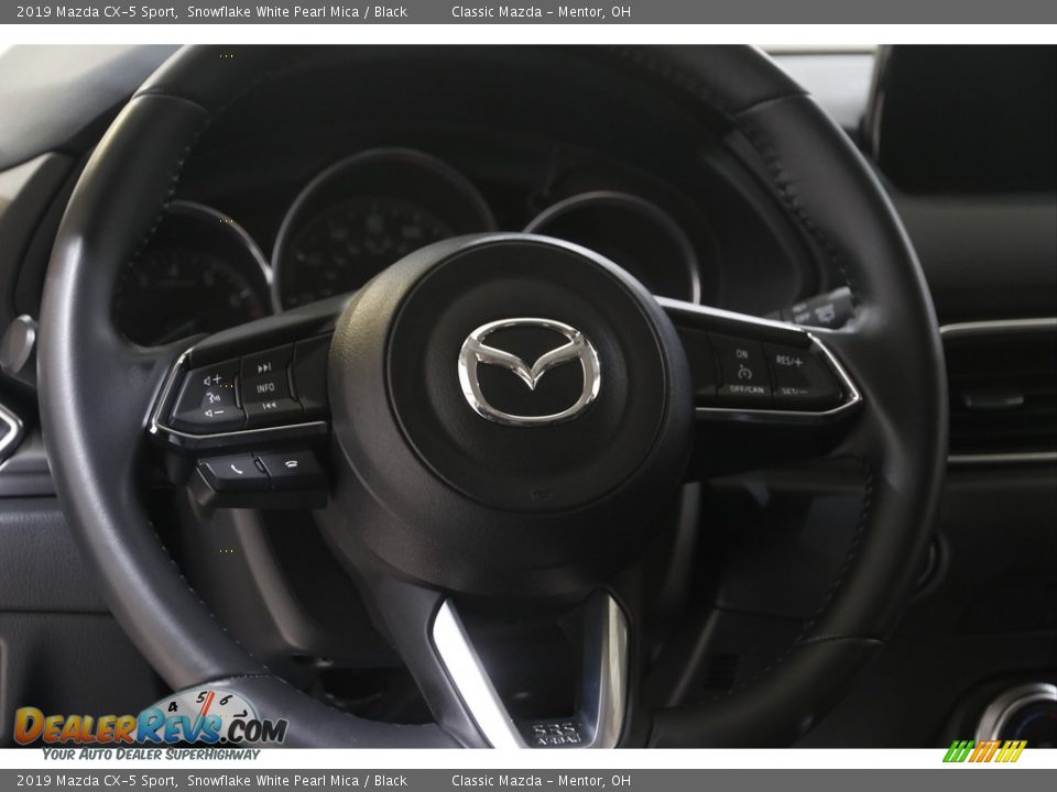 2019 Mazda CX-5 Sport Snowflake White Pearl Mica / Black Photo #7