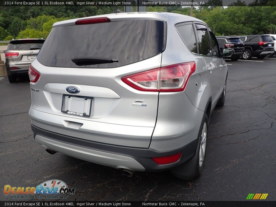 2014 Ford Escape SE 1.6L EcoBoost 4WD Ingot Silver / Medium Light Stone Photo #6