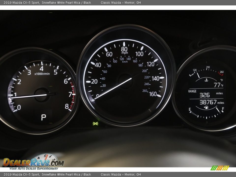 2019 Mazda CX-5 Sport Snowflake White Pearl Mica / Black Photo #8