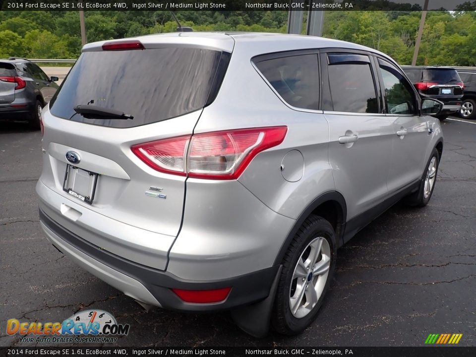 2014 Ford Escape SE 1.6L EcoBoost 4WD Ingot Silver / Medium Light Stone Photo #7