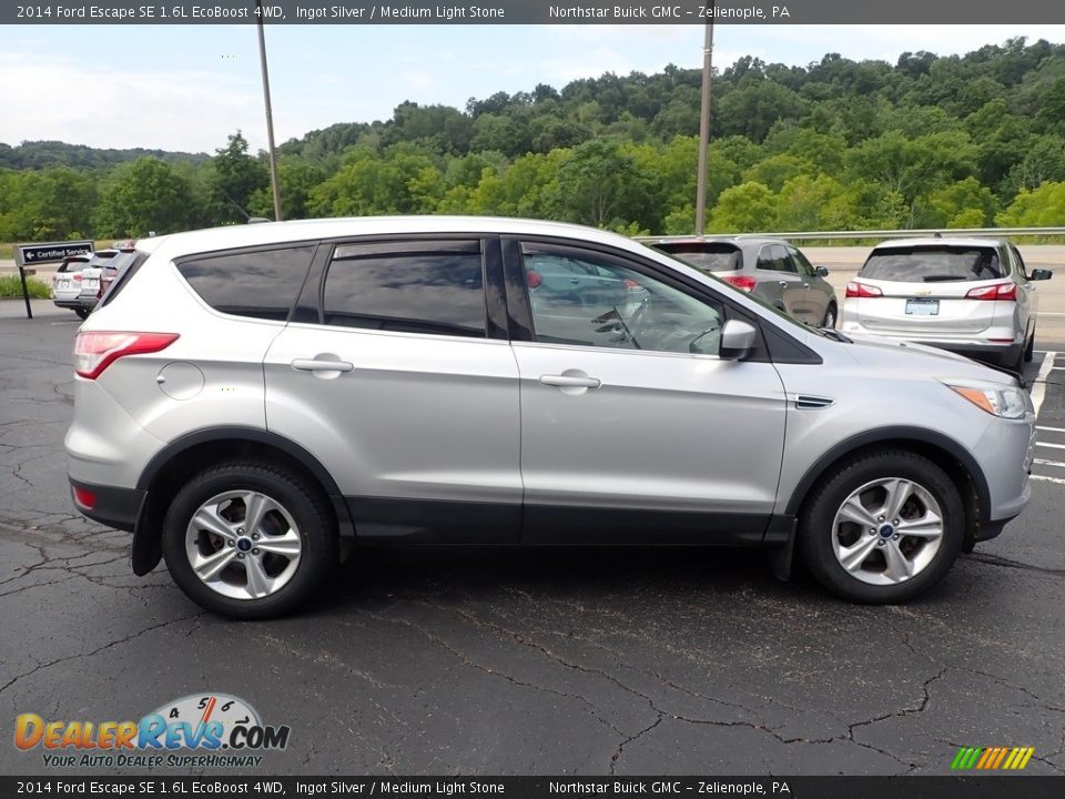 2014 Ford Escape SE 1.6L EcoBoost 4WD Ingot Silver / Medium Light Stone Photo #8