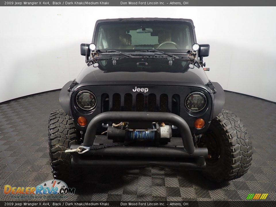 2009 Jeep Wrangler X 4x4 Black / Dark Khaki/Medium Khaki Photo #5