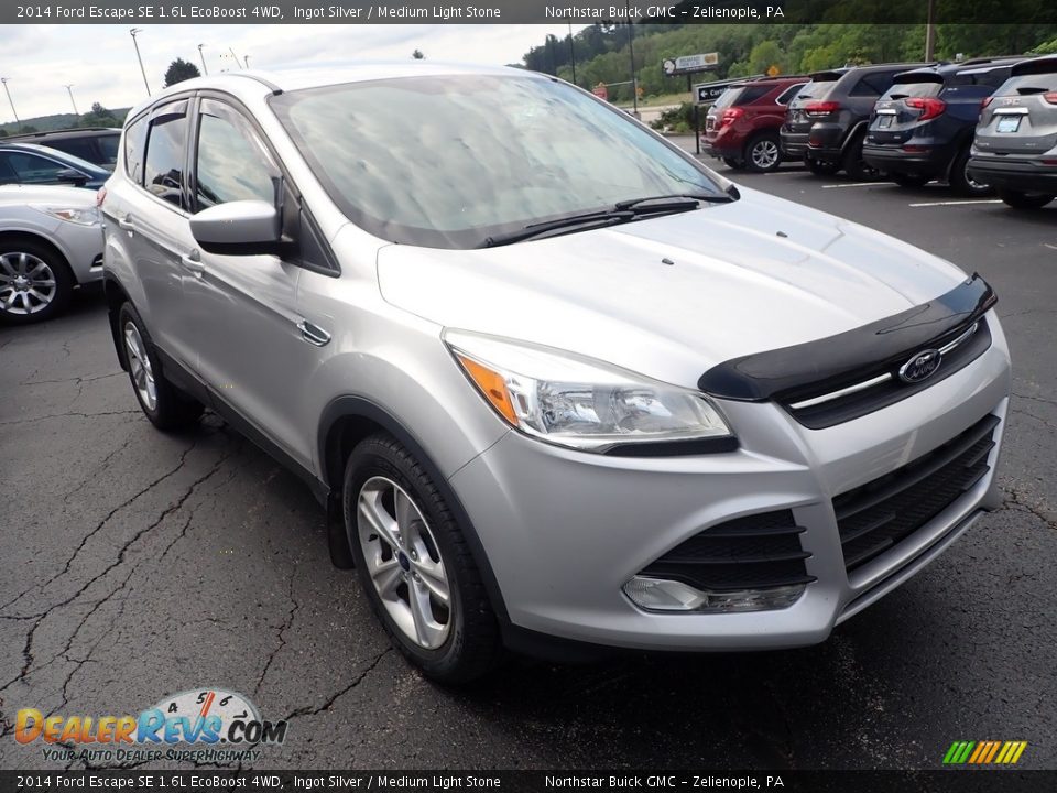 2014 Ford Escape SE 1.6L EcoBoost 4WD Ingot Silver / Medium Light Stone Photo #9