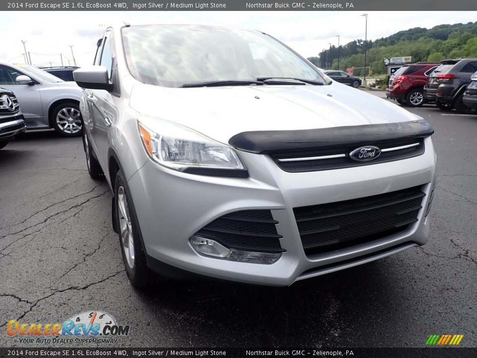 2014 Ford Escape SE 1.6L EcoBoost 4WD Ingot Silver / Medium Light Stone Photo #10