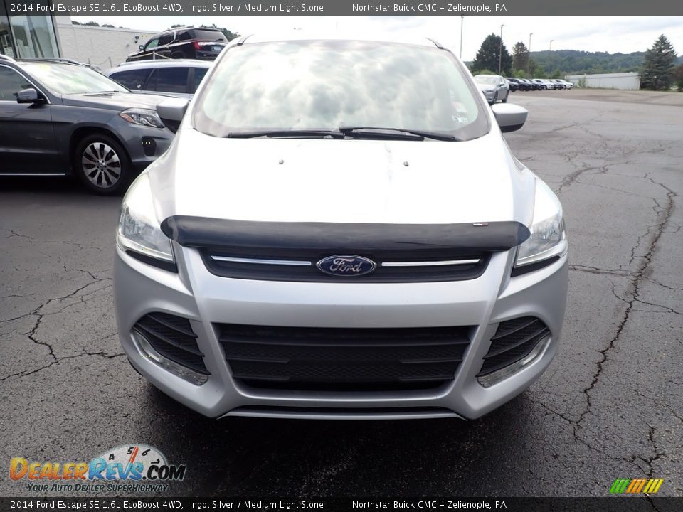 2014 Ford Escape SE 1.6L EcoBoost 4WD Ingot Silver / Medium Light Stone Photo #11