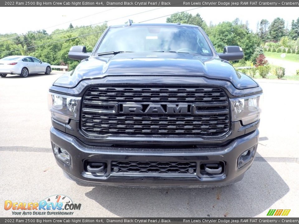 2022 Ram 2500 Big Horn Crew Cab Night Edition 4x4 Diamond Black Crystal Pearl / Black Photo #8