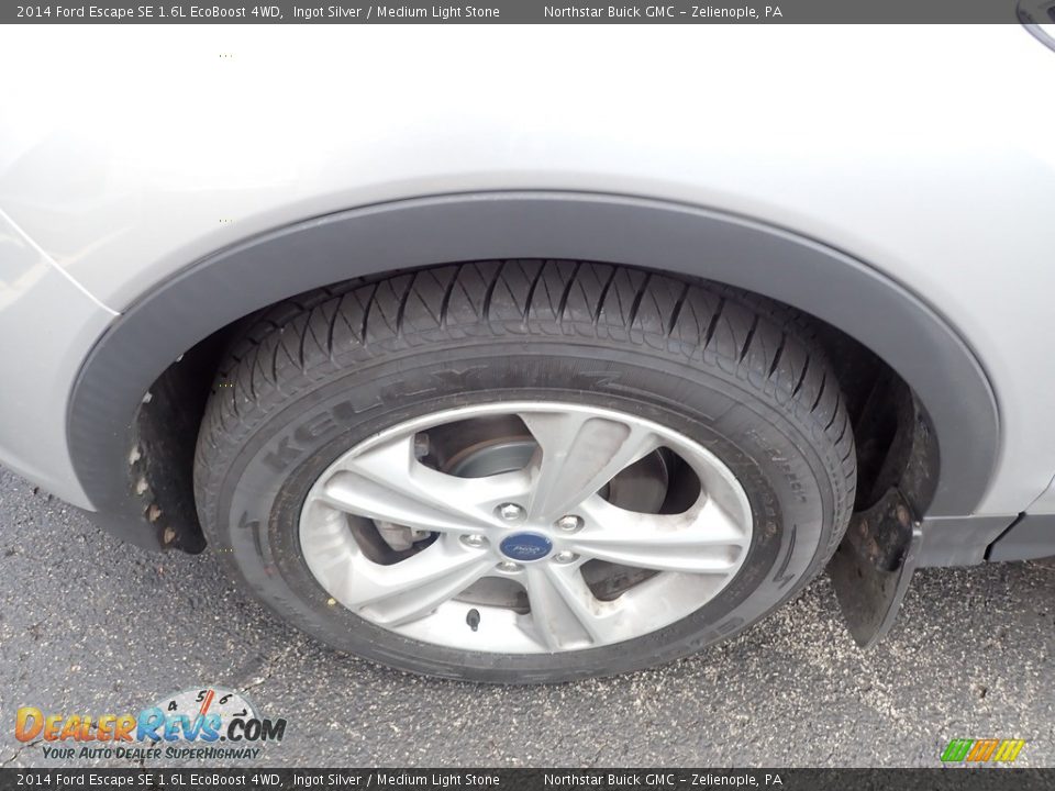 2014 Ford Escape SE 1.6L EcoBoost 4WD Ingot Silver / Medium Light Stone Photo #13