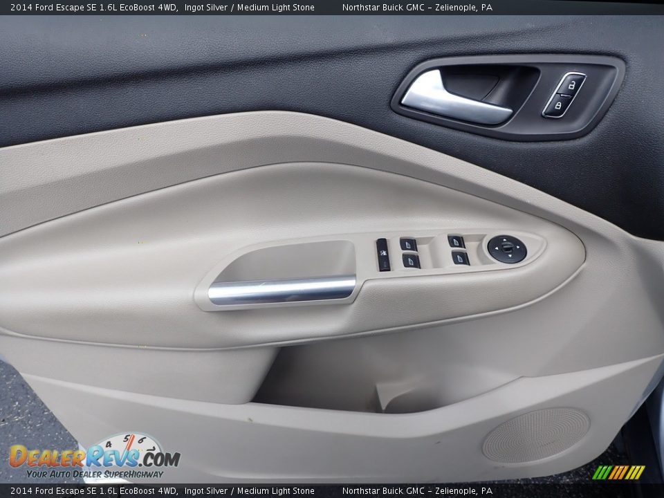 2014 Ford Escape SE 1.6L EcoBoost 4WD Ingot Silver / Medium Light Stone Photo #22