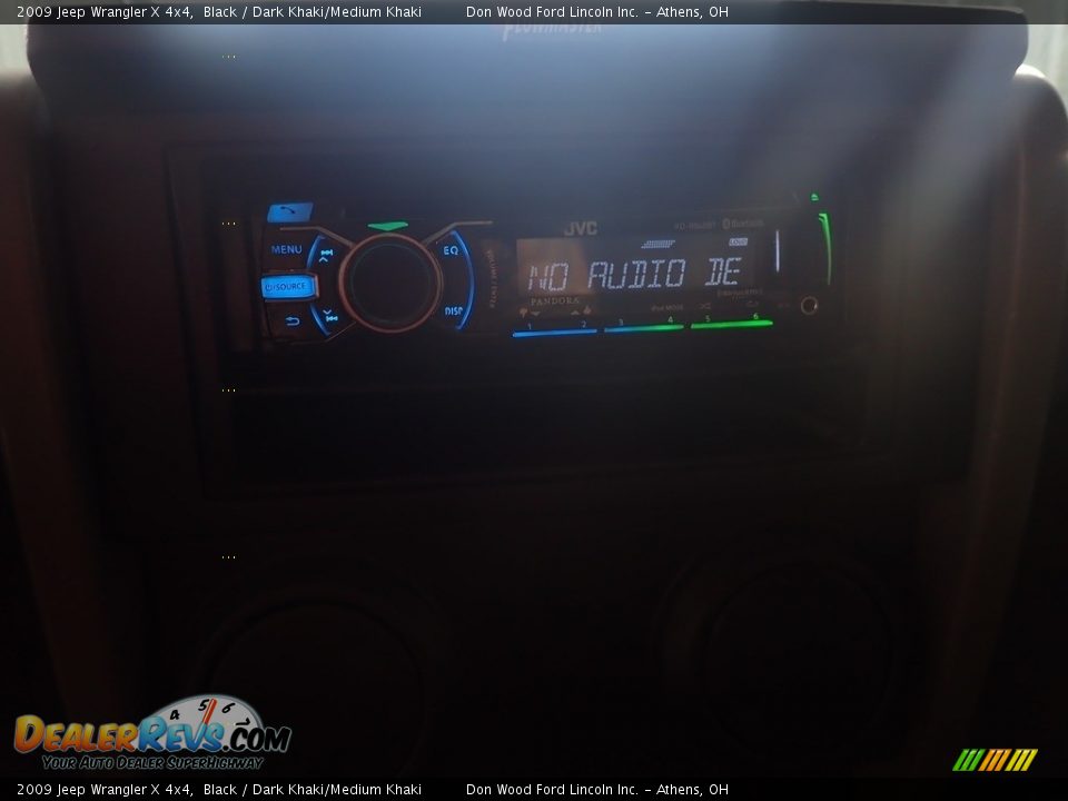 2009 Jeep Wrangler X 4x4 Black / Dark Khaki/Medium Khaki Photo #23